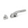 GN 852 Cepos de palanca de acero inoxidable, para servicio pesado Material: NI - Acero inoxidable
Tipo: TS - para soldar, sin estribo de tracción, con contrapieza